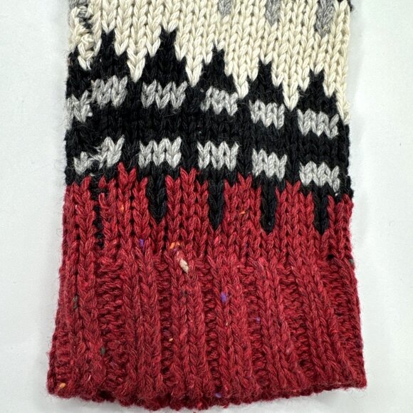 Vintage Christmas Fair Isle Wool Blend Sweater Womens Large Pullover Holiday NEW - Picture 13 of 13